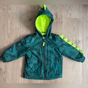 Carter’s Dinosaur Spring Jacket – Size 2T – Perfect Condition 🦖